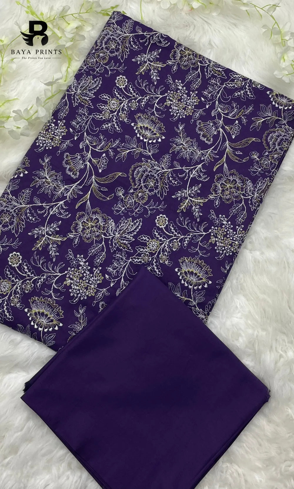 Nayab | Premium 2PC Embroidered Lawn | Unstitched