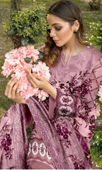 3 Piece Printed Unstitched Lawn Suit | ET-10