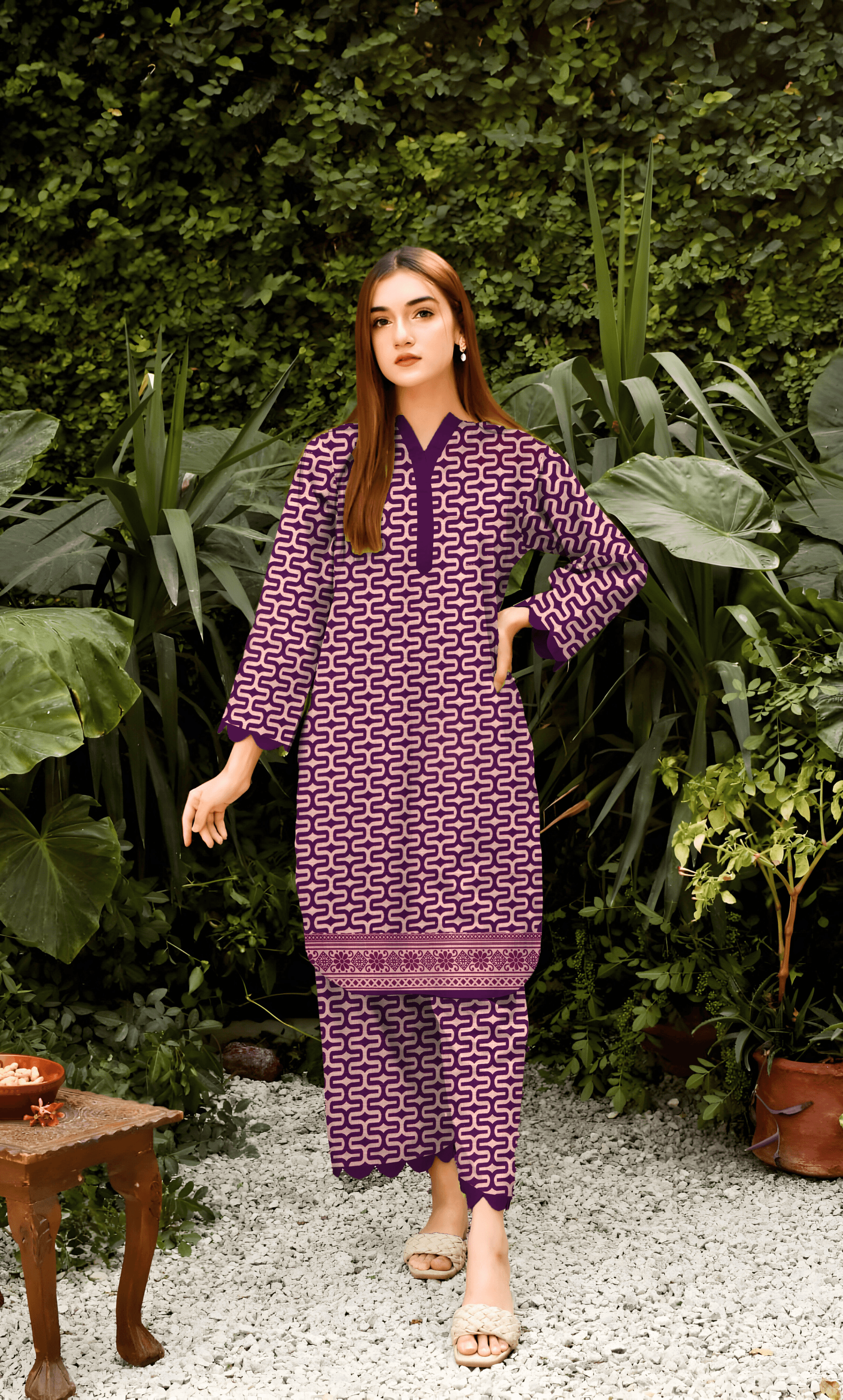 3PC Unstitched Khadar Suit  BA-K-V11-24 B-3