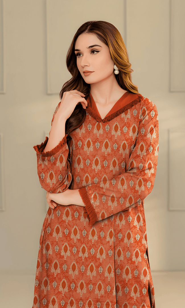 3PC Premium Linen Unstitched    -BA-SL-06 Main Image