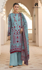 3 Piece Unstitched Karandi Suit BA-V6 005