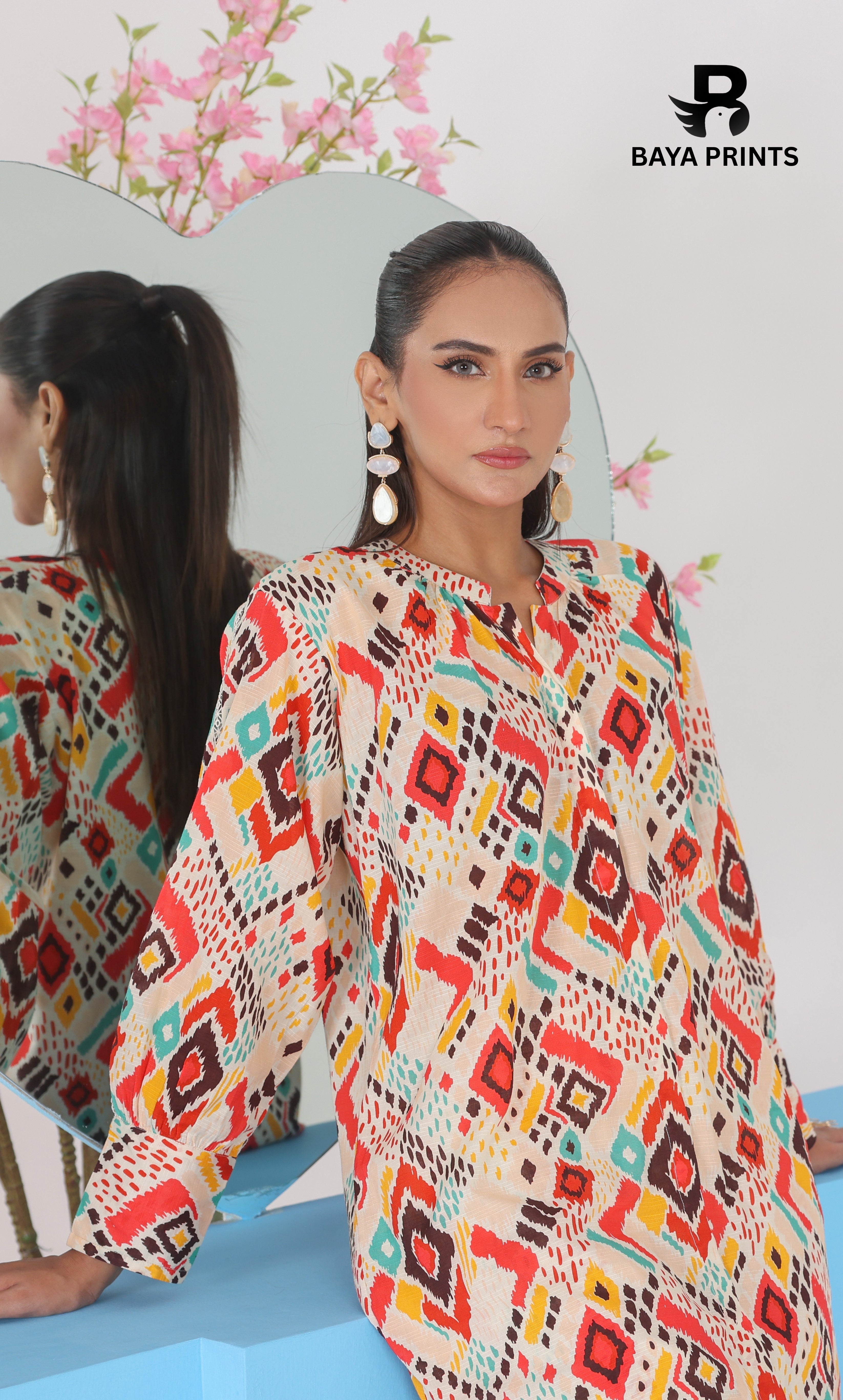 2 Piece Baya Co-Ord Set (Unstitched)