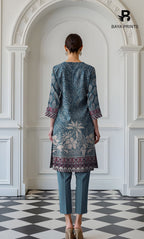 3 Piece Unstitched Karandi Suit BA-V5 006