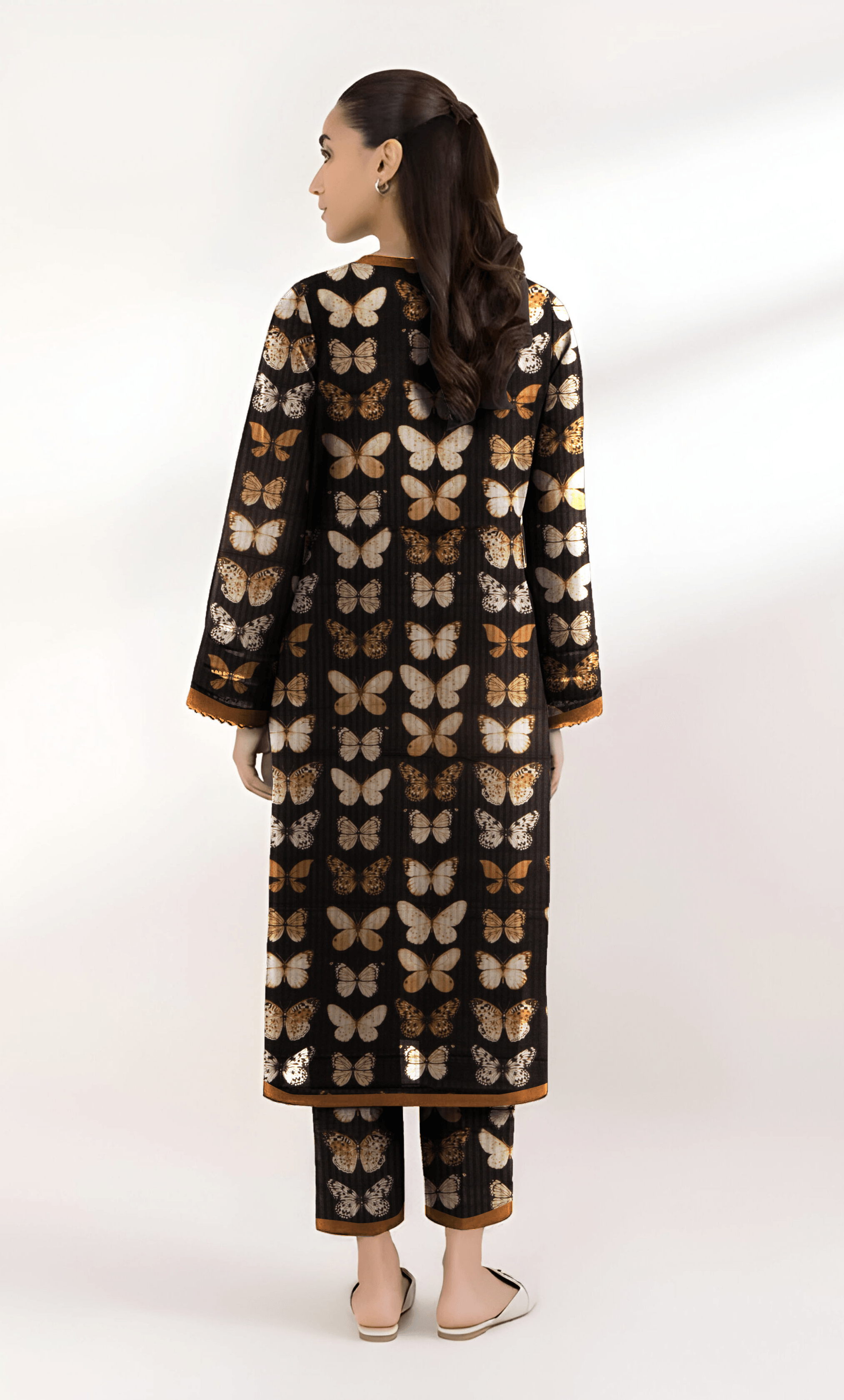 2PC Premium Linen Unstitched-DE V6 -016