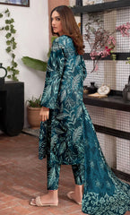 3 Piece Unstitched Premium Lawn Suit- BA-V-14