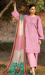 3PC Luxury Embroidered Unstitched Lawn Suit - ZED-V3-01