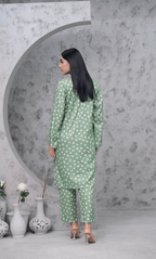 2PC Premium Linen Unstitched-DE V6 -025