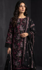 3PC Embroidered Unstitched Lawn Suit | Nafasat-01