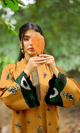 3PC Embroidered Unstitched Lawn Suit -NA-V15-01