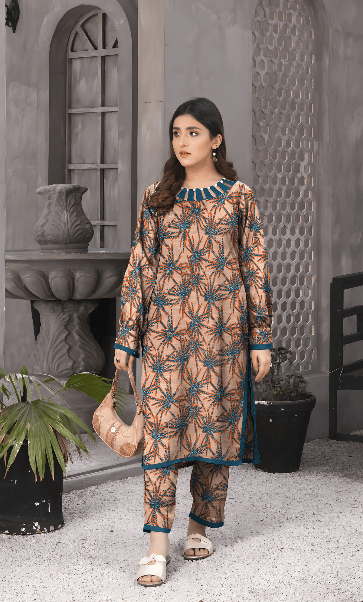 2PC Unstitched Khadar Suit  BA-K-V7 -16