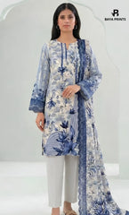 3PC Printed Doria  Lawn | Unstitched | BA-V27