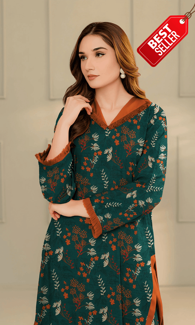 2PC Unstitched Khadar Suit  BA-K-V7 Hover Image