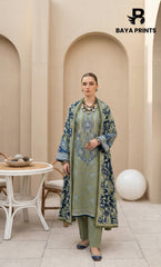 3 Piece Unstitched Lawn Suit -V-20-A-01