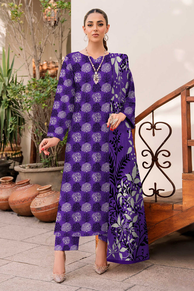 3PC Unstitched Khadar Suit  BA-K-V9-01 Main Image