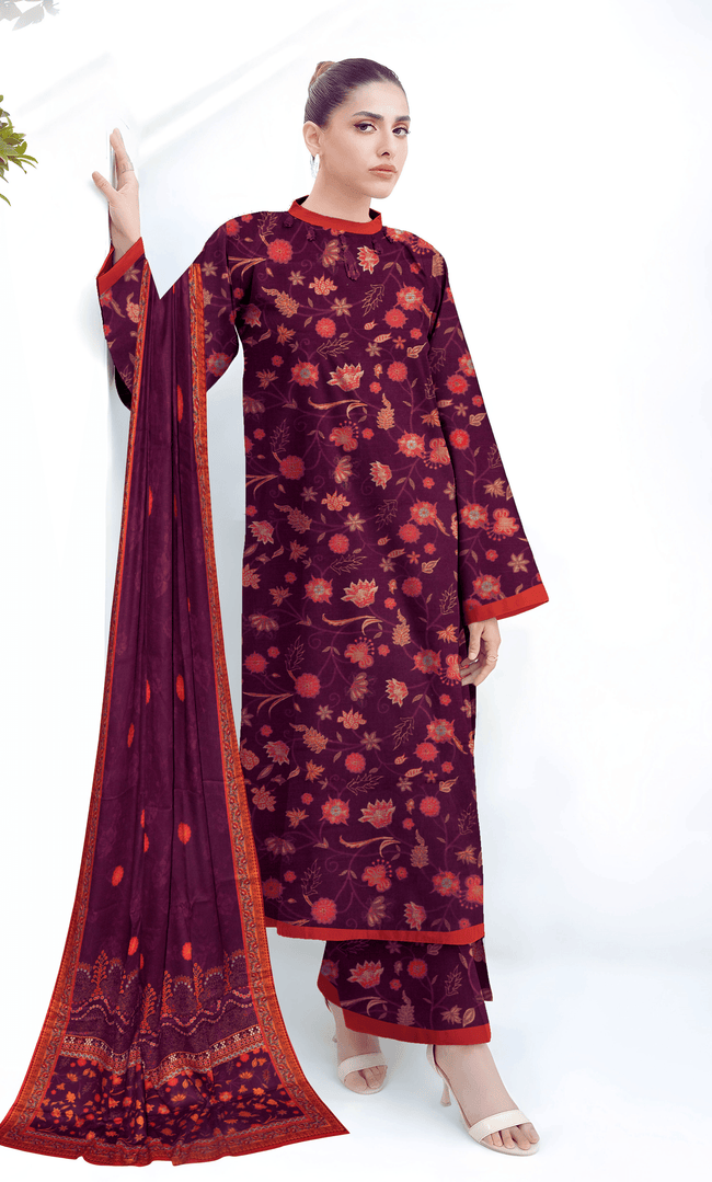3PC Unstitched Khadar Suit  BA-K-V11-24 C -11 Hover Image