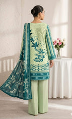 3PC Printed Lawn | Unstitched |  V-23