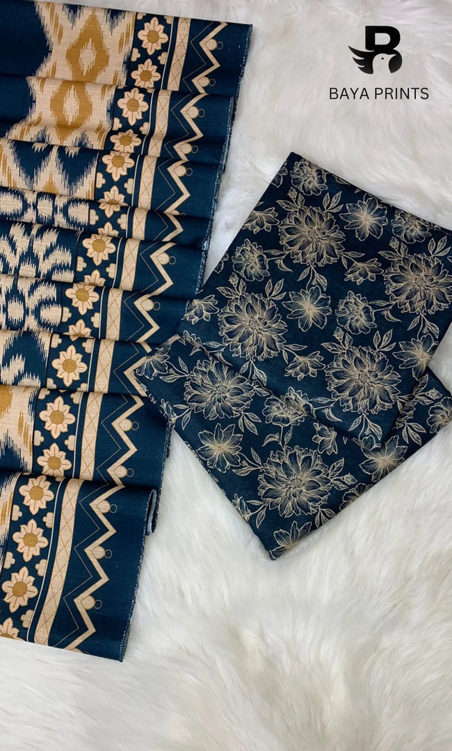 3PC Unstitched Khadar Suit  BA-K-V9-06 Hover Image