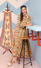 3 Piece Unstitched Premium Lawn Suit- BA-V-30-S15