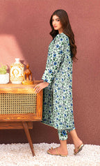 2PC Unstitched Printed Lawn Suit  - BD-V6-14