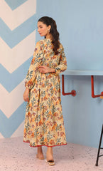 3 Piece Unstitched Premium Lawn Suit- BA-V-14