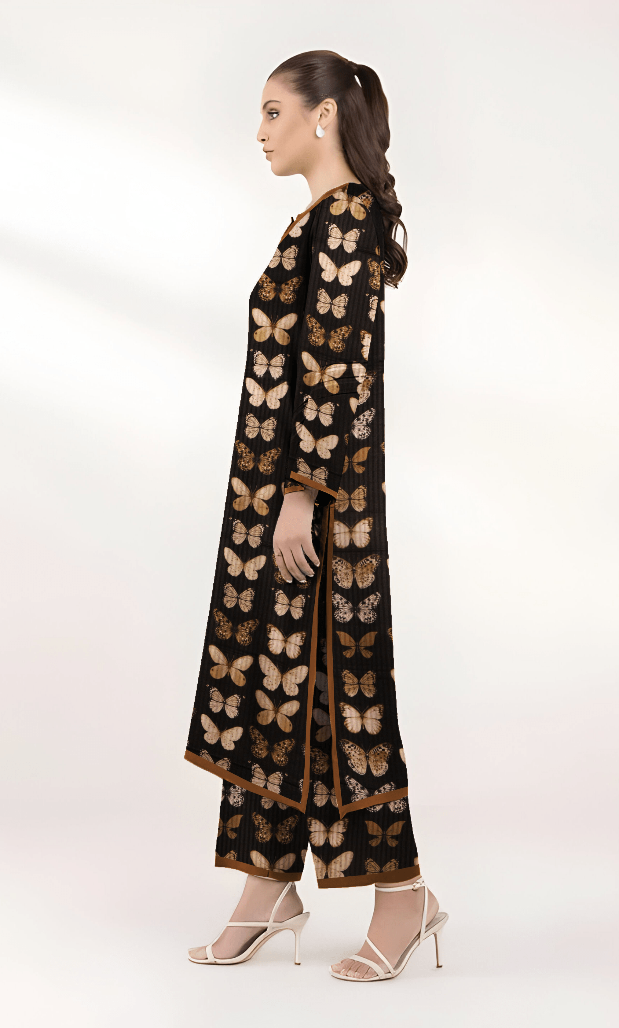 2PC Premium Linen Unstitched-DE V6 -016