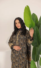 3 Piece Printed Unstitched Lawn Suit | SE-A-09