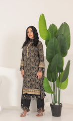 3 Piece Printed Unstitched Lawn Suit | SE-A-09