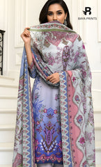 3 Piece Unstitched Karandi Suit BA-V5 007