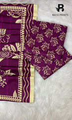 3PC Unstitched Khadar Suit  BA-K-V9-09
