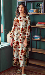 2PC Unstitched Printed Lawn Suit - BA-V7-14