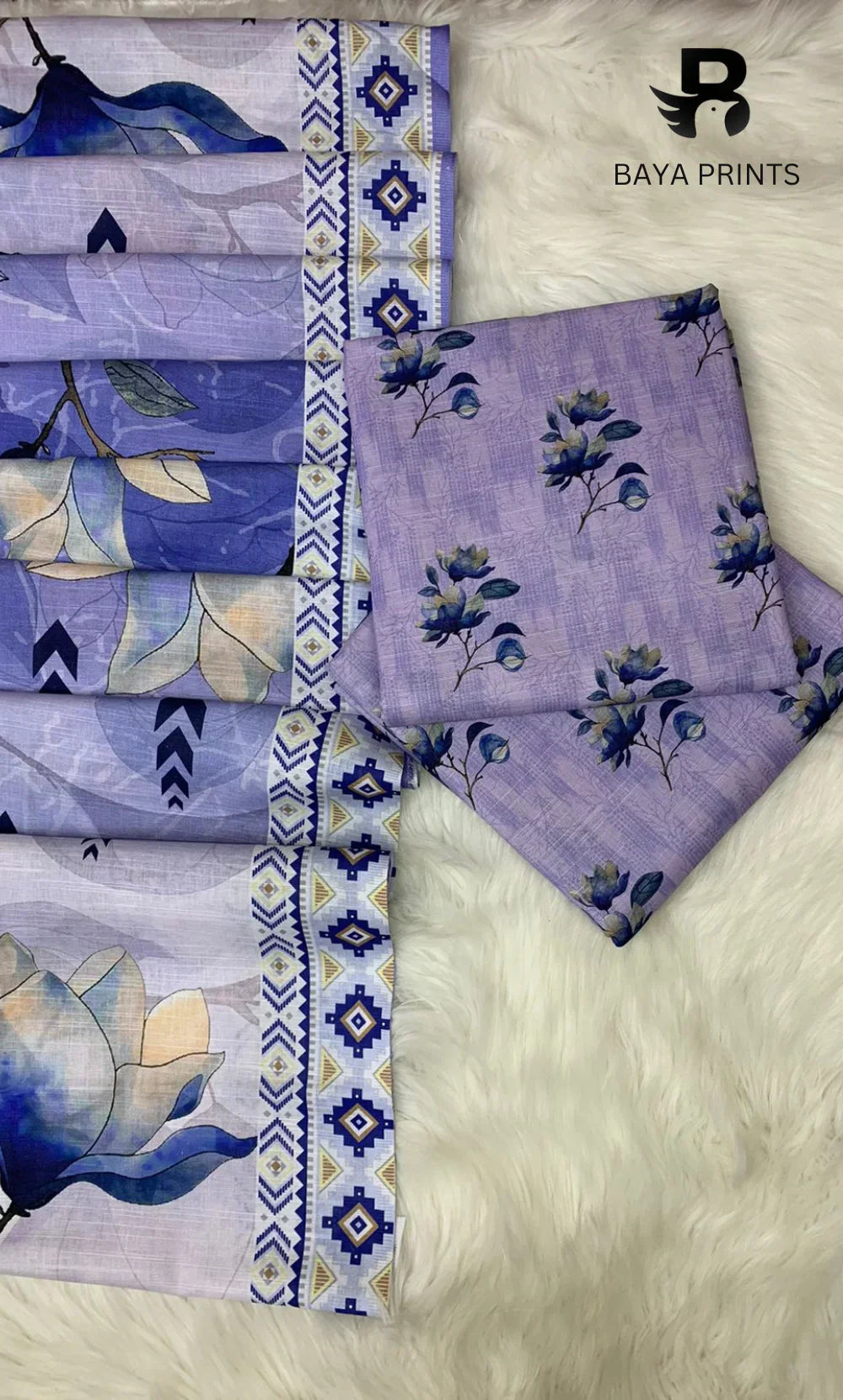 3PC Unstitched Khadar Suit  BA-K-V9-10