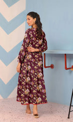 3 Piece Unstitched Premium Lawn Suit- BA-V-14