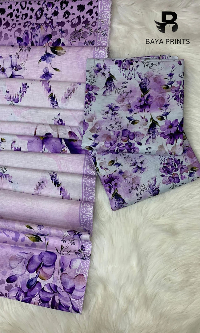 3PC Unstitched Khadar Suit  BA-K-V9-12 Hover Image