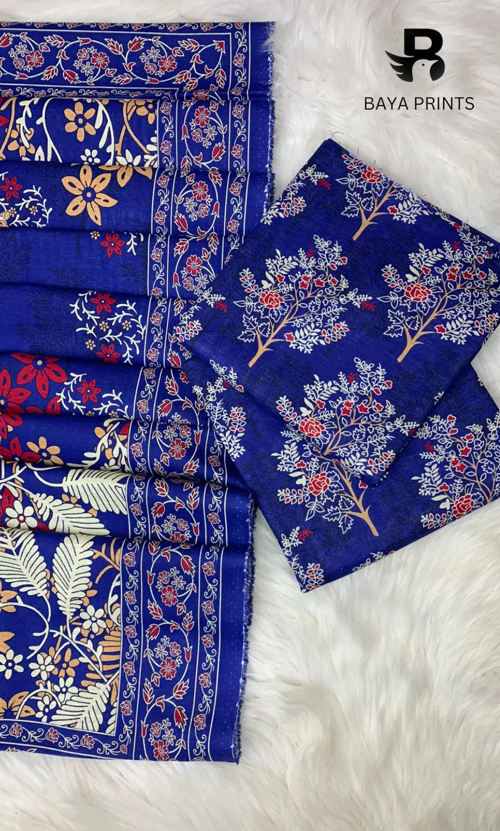 3PC Unstitched Khadar Suit  BA-K-V9-13