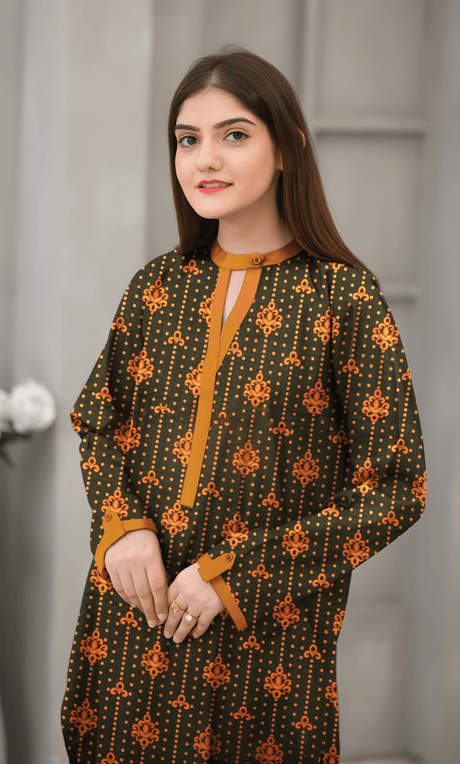 3PC Premium Linen Unstitched   -BA-SL-15 Main Image