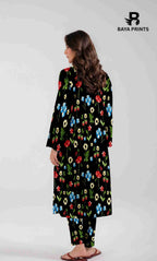 2PC Unstitched Printed Lawn Suit - BA-V7-16