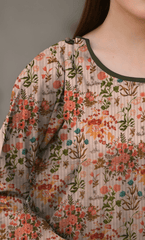 2PC Premium Linen Unstitched-DE V6 -014