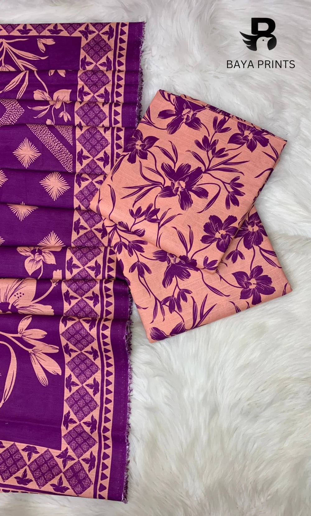 3PC Unstitched Khadar Suit  BA-K-V9-15