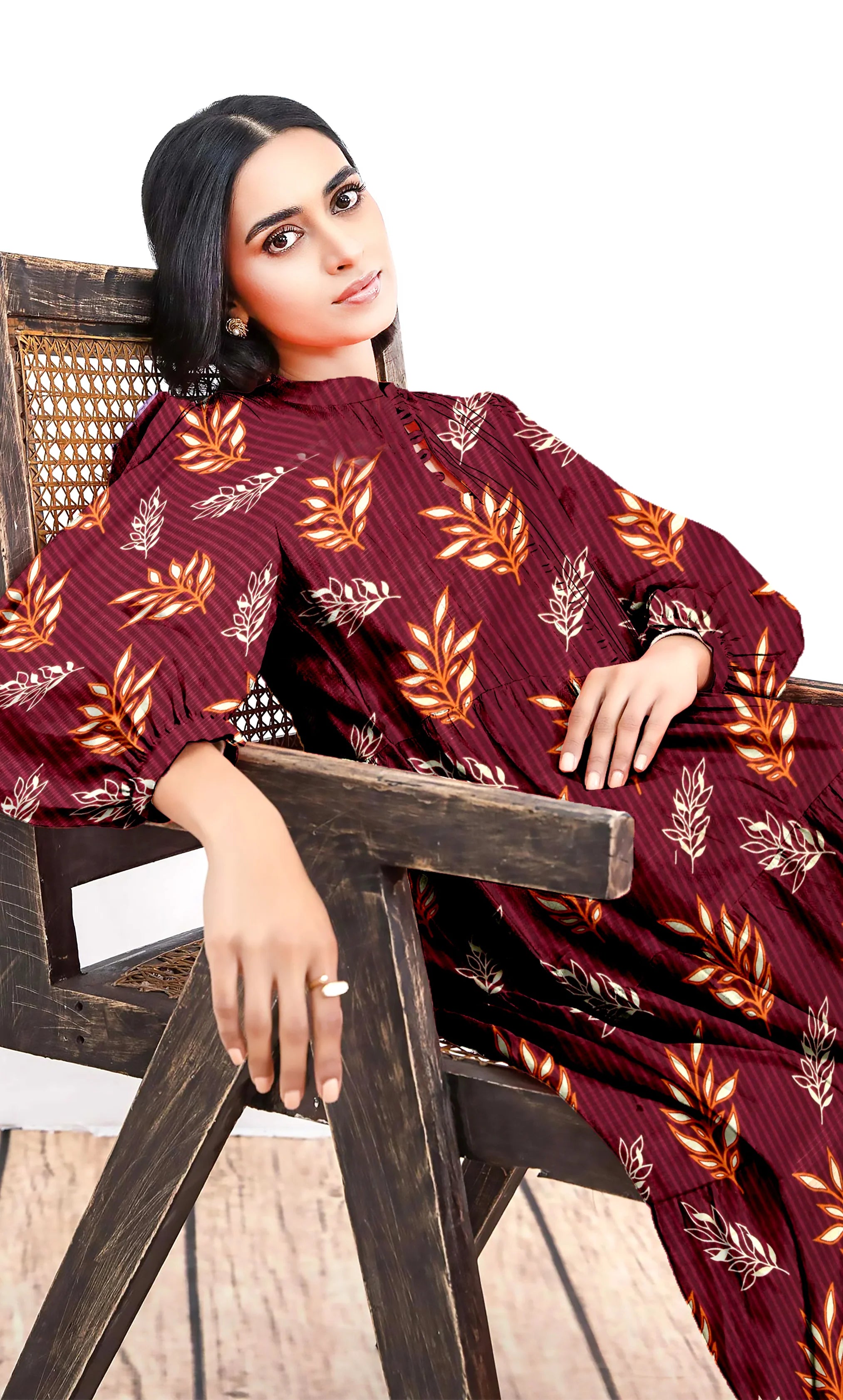 2PC Unstitched Lawn Suit  - BD-V3-20