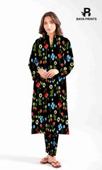 2PC Unstitched Printed Lawn Suit - BA-V7-16