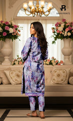 3 Piece Unstitched Printed Doria Viscose Suit with Bamber Dupatta BA-V7-021
