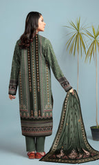 3PC Unstitched Linen -BA-V5-12