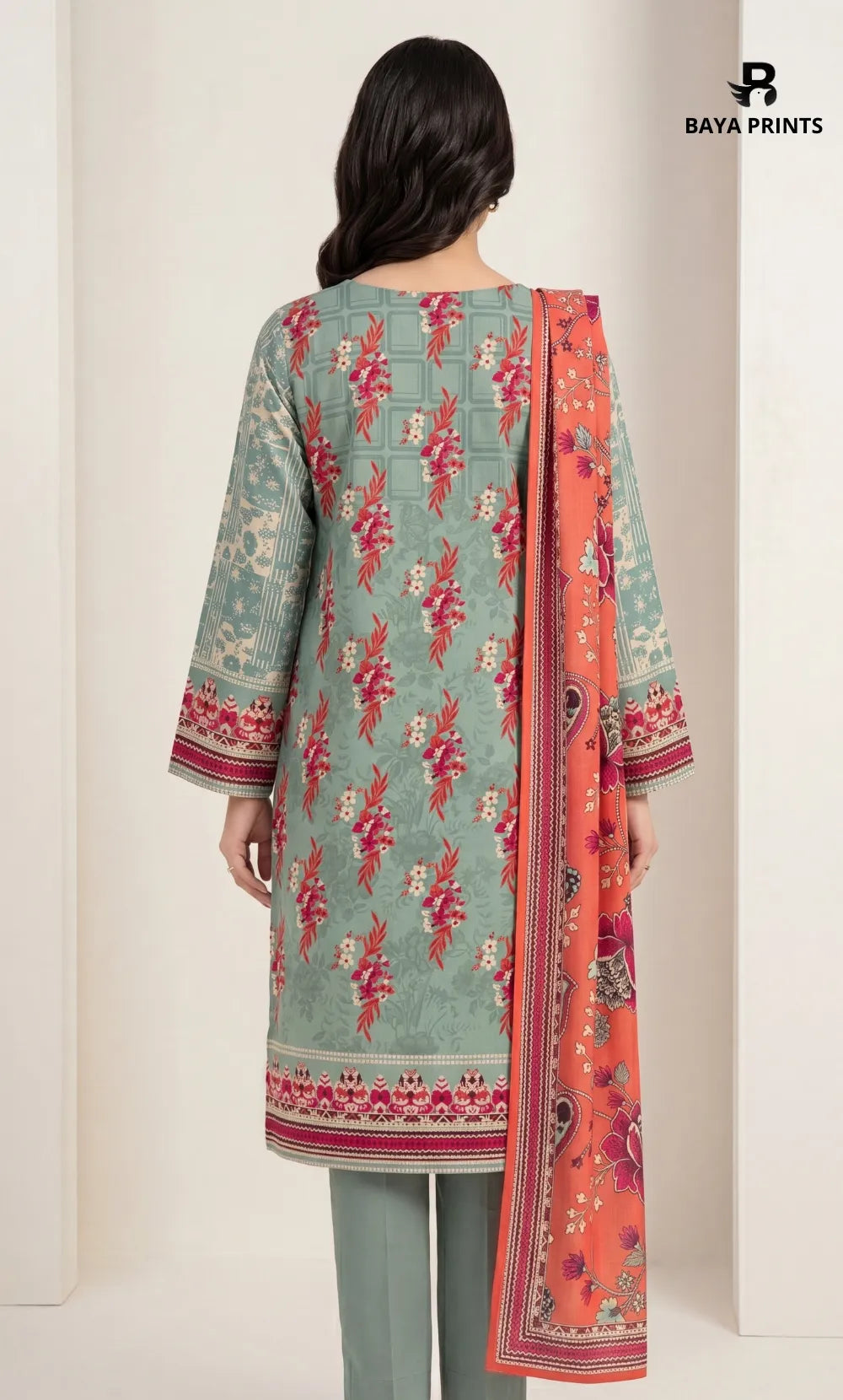 3PC Printed Lawn | Unstitched |  V23