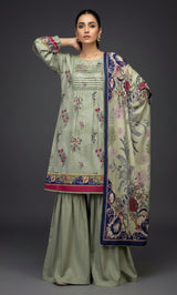 3 Piece Printed Lawn Unstitched Suit  –Galoria