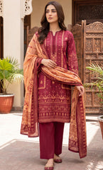 Merium's Exclusive -3 Piece Unstitched Lawn Suit