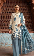 3PC Printed Lawn | Unstitched | BA-V25