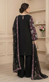 3PC Embroidered Unstitched Lawn Suit | Nafasat-01