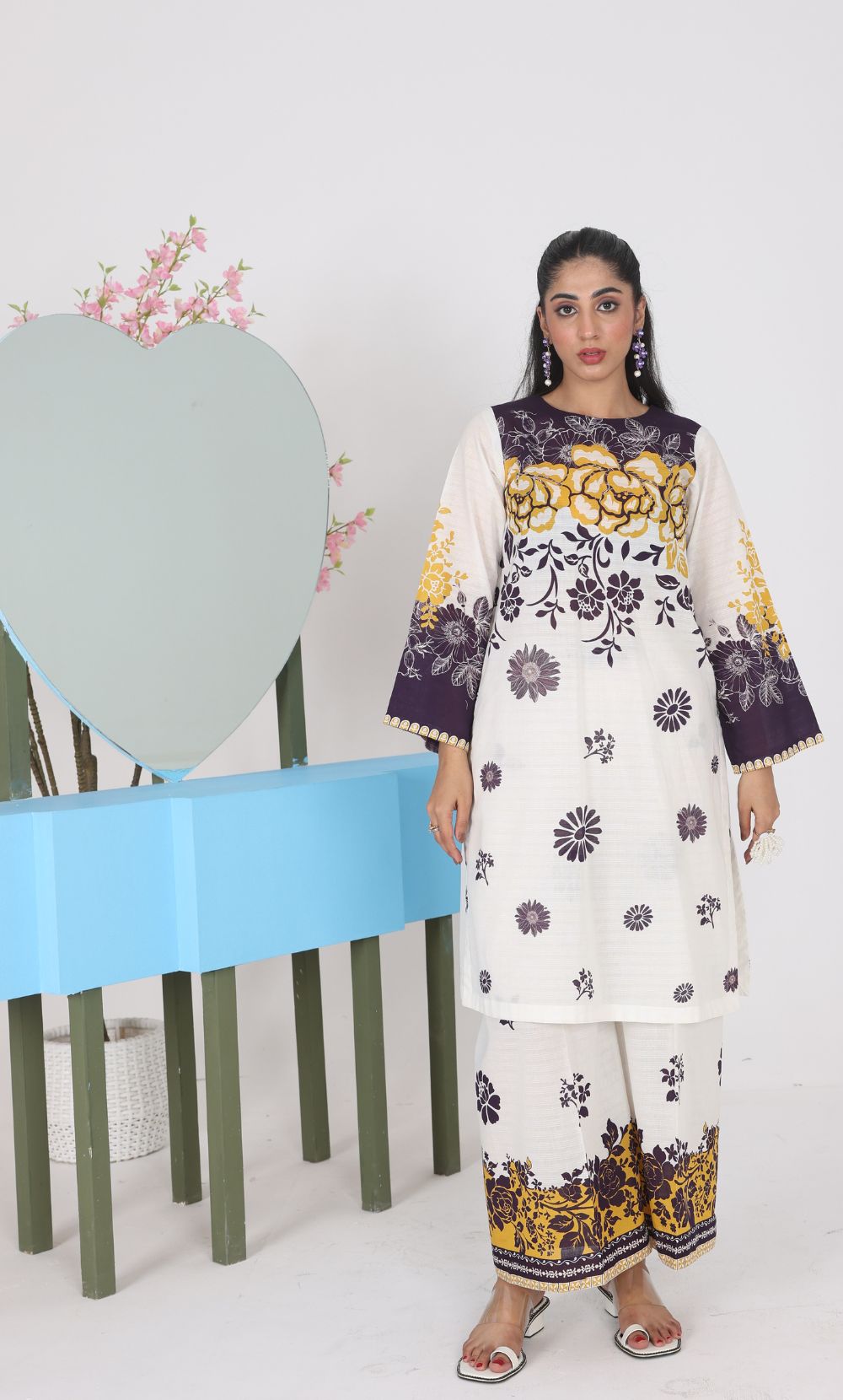 2 Piece Baya Co-Ord Set (Stitched)