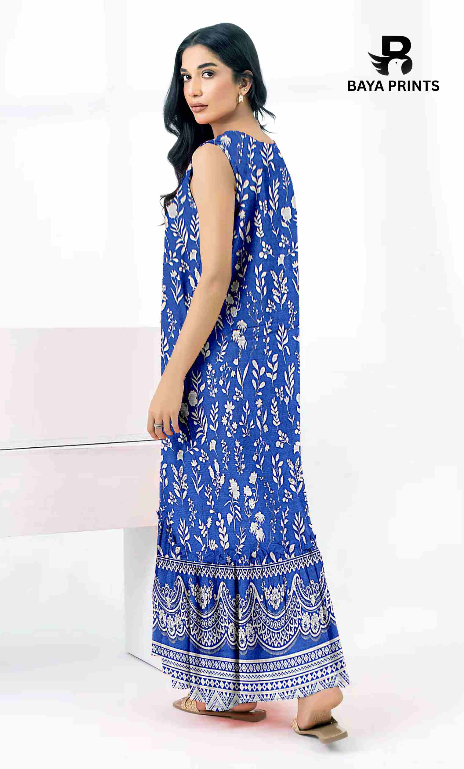 3 Piece Unstitched Printed Lawn Suit -BA-V28-2