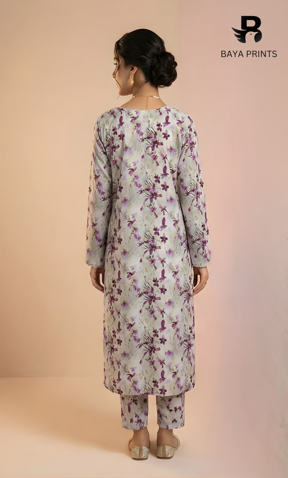 Vireza 3 Piece Unstitched Floral Embroidered Lawn Suit-02